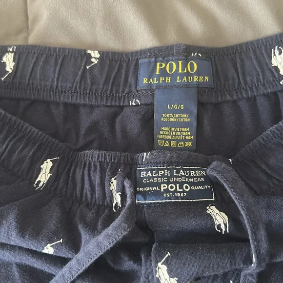 Polo Ralph Lauren Men's Cotton Logo Pajama Shorts - Picture 2 of 3